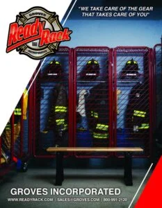 Front cover of the 2020 Groves Ready Rack Fire Catalog